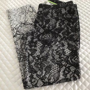 Never worn! Super Chic Designer Capri Pants.  Perfect Condition.